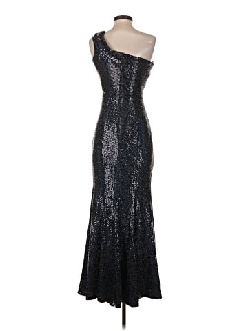 Aqua Cocktail Dress (view 2)