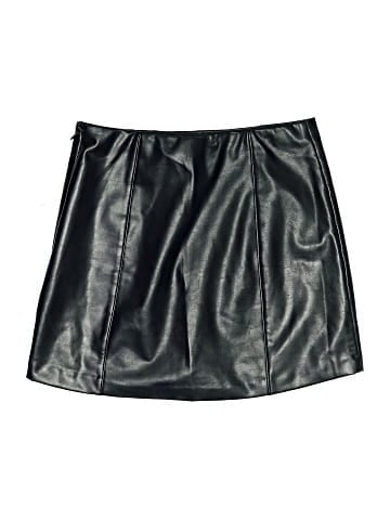 Abercrombie & Fitch Faux Leather Skirt (view 2)