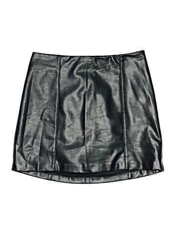 Abercrombie & Fitch Faux Leather Skirt (view 1)