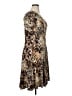 Another Thyme Animal Print Brown Casual Dress Size 16 - photo 4