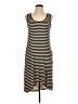 Design History Stripes Tan Casual Dress Size L - photo 1
