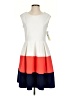 Tiana B. Color Block White Casual Dress Size 4 - photo 1