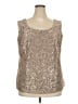 R&M Richards Silver Sleeveless Blouse Size 22 - photo 1