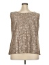 R&M Richards Silver Sleeveless Blouse Size 22 - photo 2