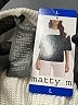Matty M Color Block Black Pullover Sweater Size L - photo 7