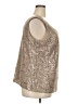 R&M Richards Silver Sleeveless Blouse Size 22 - photo 4