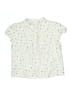 Bonpoint 100% Cotton Ivory Short Sleeve Blouse Size 12 - photo 2