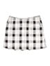 Golftini 100% Spandex Plaid Gray White Active Skort Size 2 - photo 1