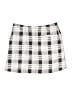 Golftini 100% Spandex Plaid Gray White Active Skort Size 2 - photo 2