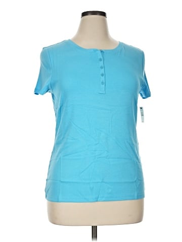 Talbots Short Sleeve Henley (view 1)