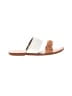 Soludos 100% Leather White Sandals Size 6 1/2 - photo 1