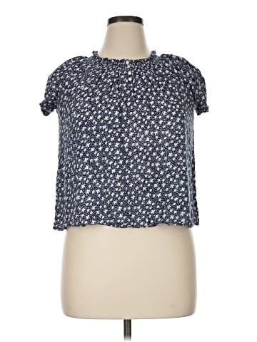 Polo by Ralph Lauren Short Sleeve Blouse (view 1)