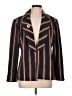 Chico's Stripes Orange Blazer Size Lg (2) - photo 1