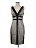 Jax 100% Polyester Gray Cocktail Dress Size 8 - photo 1