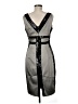 Jax 100% Polyester Gray Cocktail Dress Size 8 - photo 2
