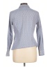Lands' End 100% Cotton Polka Dots Gray Long Sleeve Blouse Size 10 (petite) - photo 2
