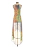 Red Carter 100% Polyester Print Green Cocktail Dress Size S - photo 2