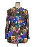 Unbranded 100% Polyester Blue Long Sleeve Blouse Size 18 - photo 1
