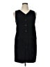 Talbots Black Casual Dress Size 14 - photo 1