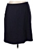 Lands' End 100% Cotton Solid Blue Formal Skirt Size L - photo 1