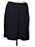 Lands' End 100% Cotton Solid Blue Formal Skirt Size L - photo 2