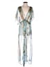 Cupshe 100% Polyester Blue Teal Swimsuit Cover Up Size S - photo 1