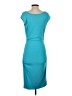 Three Dots Solid Teal Cocktail Dress Size S - photo 2
