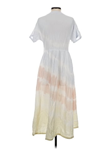 Madewell Tie-Dye Lightspun Button-Front Midi Dress (view 2)