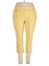 Alfani Solid Yellow Active Pants Size 22 - photo 1