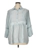 NY Collection Blue 3/4 Sleeve Blouse Size 1X - photo 1
