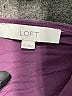 Ann Taylor LOFT 100% Polyester Burgundy Short Sleeve Blouse Size XS - photo 7