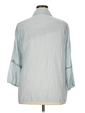 NY Collection 3/4 Sleeve Blouse (view 2)