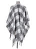 Basha 100% Acrylic Checkered-gingham Gray Wrap One size - photo 2