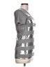 Love Rocks Metallic Silver Short Sleeve Top Size L - photo 4