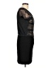 Sandro 100% Linen Black Cocktail Dress Size Lg (3) - photo 4