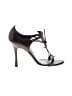 Manolo Blahnik 100% Leather Gray Brown Heels Size EU 38 - photo 1