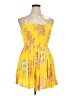 Lulus Floral Yellow Casual Dress Size XL - photo 1