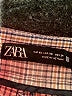 Zara Plaid Gray Casual Pants Size XS - photo 7