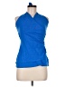 Susana Monaco Blue Sleeveless Blouse Size M (estimated) - photo 1