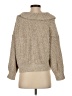 Free People Metallic Tan Pullover Sweater Size S - photo 2