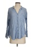 Free People 100% Rayon Blue Long Sleeve Button-Down Shirt Size S - photo 1