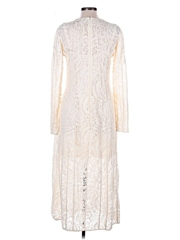 Zimmermann Devi Lace Long-Sleeve Midi Dress (view 2)