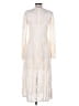 Zimmermann Ivory Devi Lace Long-Sleeve Midi Dress Size 12 (4) - photo 2