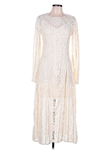 Zimmermann Devi Lace Long-Sleeve Midi Dress (view 1)