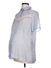 ASOS Maternity 100% Polyester Blue Short Sleeve Blouse Size 6 - photo 1