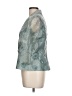 Alex Evenings Silver 3/4 Sleeve Blouse Size L - photo 5