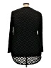 Ruff Hewn Black Long Sleeve Top Size 3X - photo 2