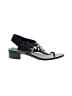 MICHAEL Michael Kors 100% Leather Black Sandals Size 6 - photo 1