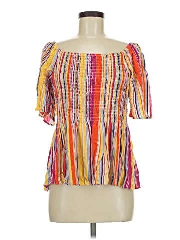 Bobeau Short Sleeve Blouse (view 1)