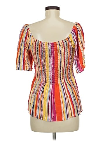 Bobeau Short Sleeve Blouse (view 2)